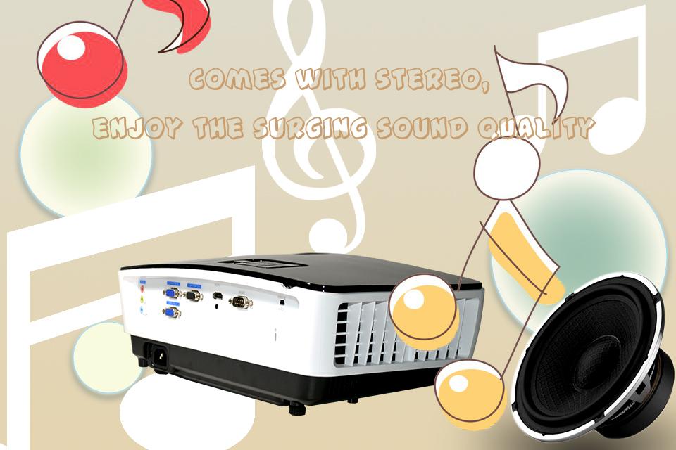 Comes with high-quality audio